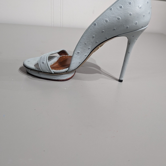 Charlotte Olympia Christine Platform sandal - size 39 - skyblue - Picture 3 of 11